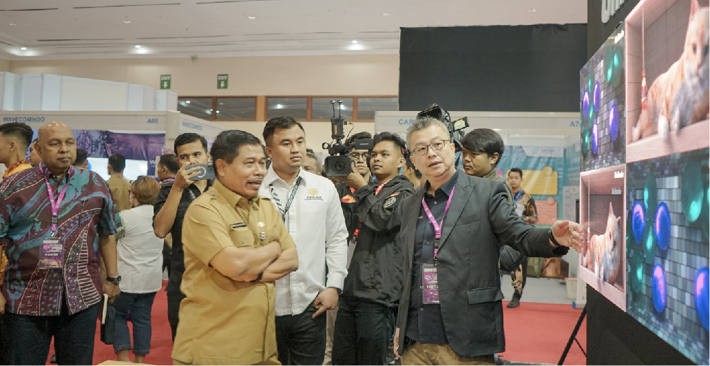 V2 Indonesia Booth at APKASI Procurement Network 2023 Expo & Forum